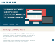 Tablet Screenshot of pixelbrand.net